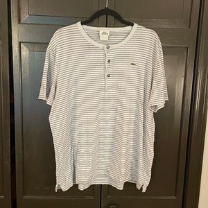 Lacoste Men’s Henley T-Shirt size 7 (US 2X)